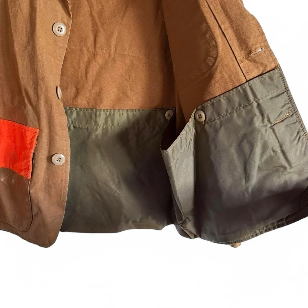 80s Sport-Bilt Game Bird Hunting Jacket Vintage Size Medium 21.5 x 24